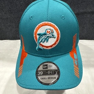 New Era 39Thirty Miami Dolphins Hat, Brand New, Men’s Size Small/Medium - Picture 1 of 7