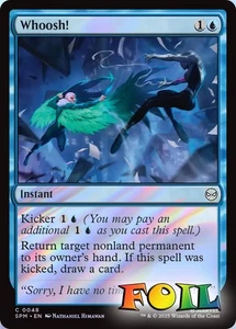 Whoosh! 0048 MTG Marvel's Spider-Man Common NP Foil - Picture 1 of 1