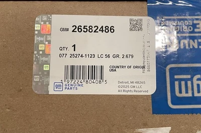 2658246 Lámpara trasera izquierda GM F genuina GMC Acadia cuarto montado en panel Foto 1 de 2