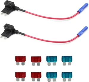 Adaptador TAP de fusible de circuito adicional calibre 16 calibre 2 piezas para estándar - Imagen 1 de 7