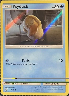 Psyduck (Holo Common) 7/18 Detective Pikachu Holo - Pokémon Card - Image 1 of 2