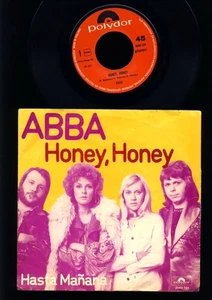 ABBA - Honey Honey - Hasta Manana - 7 Inch Vinyl Single - PAPER LABEL - HOLLAND - Picture 1 of 2