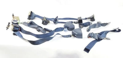 Cadillac Brougham 1988 OEM juego completo de cinturones de seguridad delanteros y traseros desgaste normal Foto 1 de 4