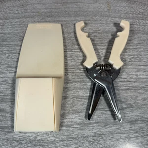 Vintage Tullen Snips Kitchen Shears Scissors w/ Wall Mounting Case Holster. - Picture 1 of 4