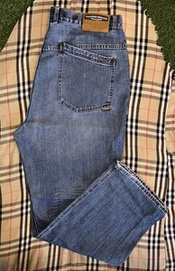 Vintage Y2K Snoop Dogg Blue Denim Jeans Co Baggy Hip Hop Stash Pocket Men 38x31 - Picture 1 of 11