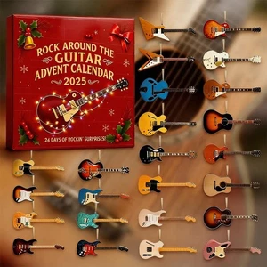 2025 Rock Around the Guitar Christmas Advent Calendar,24 Days Countdown Calendar - Picture 1 of 10