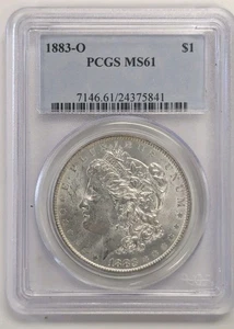Dólar O Morgan 1883 graduación profesional MS61 - ¡Mira de cerca la marca de ceca! #Z379 - Imagen 1 de 3