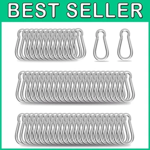 Hammock Swing Carabiner Clips - 200PCS M5 Spring Snap Hooks - Picture 1 of 9