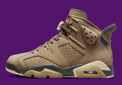 NIKE Air Jordan 6 Retro GTX Marrón Kelp/Equipo Dorado FD1643-300 MUJER TALLA 12 NUEVO SIN CAJA Foto 1 de 4