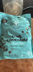 Bake Believe Dunkle Schokolade Backchips ohne Zuckerzusatz 2 Pfund Beutel - Bild 1 von 3