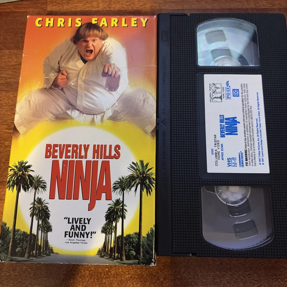 Beverly Hills Ninja VHS 1997 Chris Farley **Buy 2 Get 1 Free** - Image 1 of 2