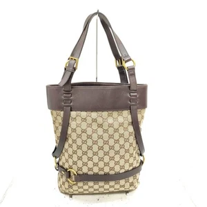 Gucci Tote Bag Brown Canvas 3964859 - Picture 1 of 11