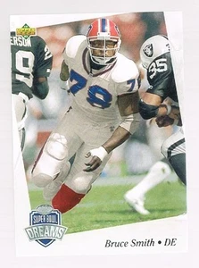 BRUCE SMITH #35 1993 UD NFL Experience Super Bowl Collect Series Silver Version - Bild 1 von 1
