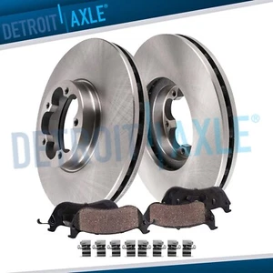 Front Disc Brake Rotors Ceramic Brake Pads Kit for 2015-2020 Ford Transit-350 HD - Picture 1 of 7