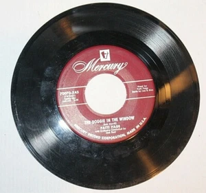 Patti Page 45 RPM The Doggie In The Window / My Jealous Eyes - Mercury 70070-X45 - Picture 1 of 2