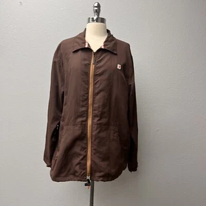 Toes on the Nose Men's Brown Jacket Size L Vintage - Picture 1 of 9
