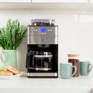 Kenmore Elite 12-Cup Programmable Grind & Brew Coffee Maker with Burr Grinder - Picture 1 of 5