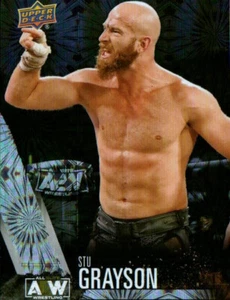 Upper Deck AEW Wrestling 2021 - Pyro Parallel #32 Stu Grayson - Imagen 1 de 2