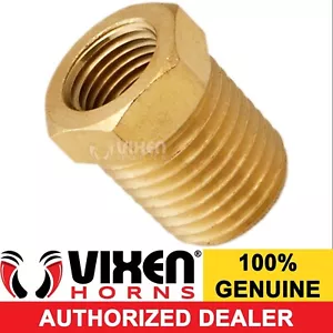 AJUSTE REDUCTOR DE HILO DE LATÓN 1⁄4"" NPT MACHO A 1/8"" NPT HEMBRA F/CUERNO/TANQUE VXA1418 - Imagen 1 de 2