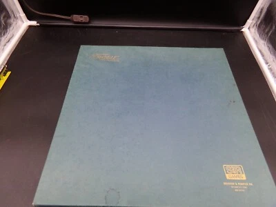 Vtg Scrabble Deluxe Edition Rotating Turntable Board Game Burgundy Game Pieces - Image 1 of 4