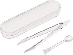5er Pack Klar Tragbar Reise Kontaktlinsen Entferner Werkzeug Kit Augen Pinzette Stick Ins - Bild 1 von 12