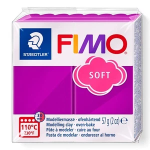 Staedtler FIMO Soft Oven-Bake Modelling Clay 57g Purple - Picture 1 of 4