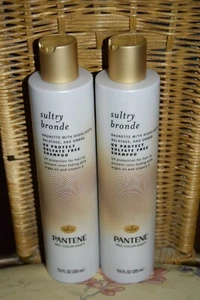 Lot of 2 Pantene Sultry Bronde Shampoo UV Protect Brunette Balayage Ombre 9.6 Oz - Picture 1 of 3