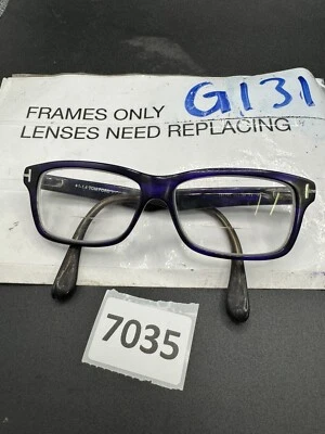 Tom Ford TF5146 083 monturas moradas solo gafas gafas gafas de diseñador 56-13-145 Foto 1 de 4