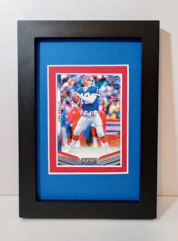 Jim Kelly Buffalo Bills Display Custom Framed NFL Football Card Plaque Cover