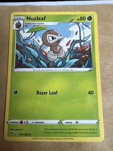 Nuzleaf 011/185 Uncommon Vivid Voltage - POKEMON Near Mint/Mint - Picture 1 of 1