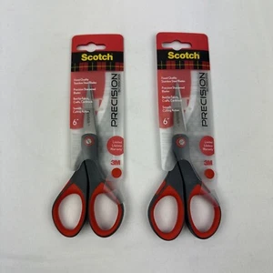 2X 3M Scotch Precision Scissors 6" Stainless Steel Blades - Picture 1 of 3