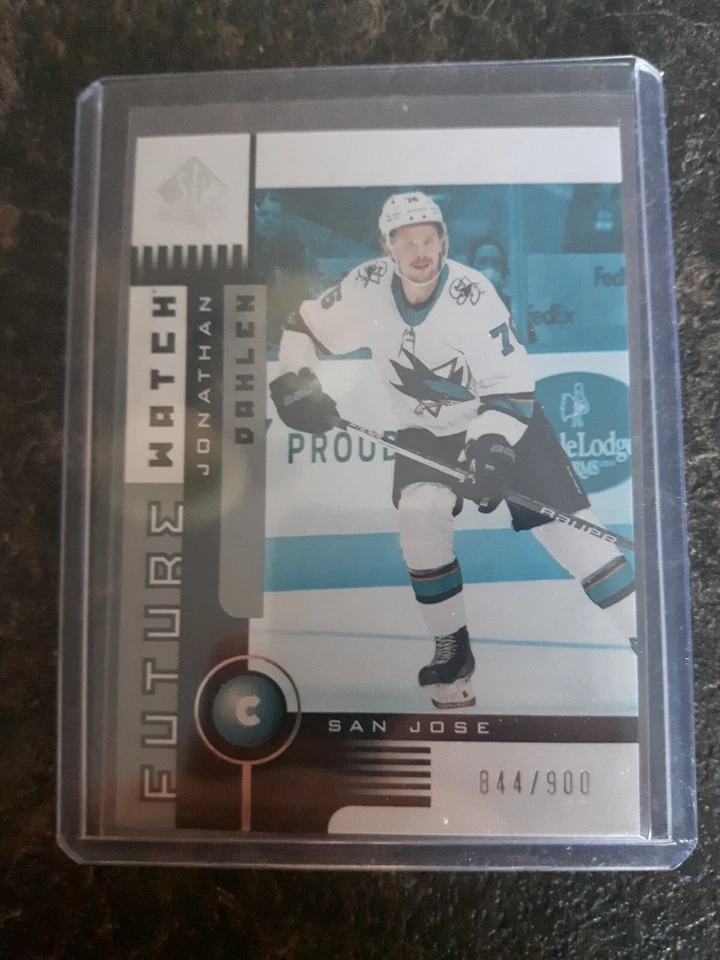 2021-22 Sp Authentic Future Watch 844/900 Jonathan Dahlen Card# 01FW-DA - Image 1 of 2