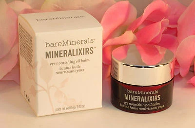 Nuevo bálsamo de aceite nutritivo para ojos Bare Minerals Mineralixirs 0,29 oz 8,5 g hidratante Foto 1 de 4
