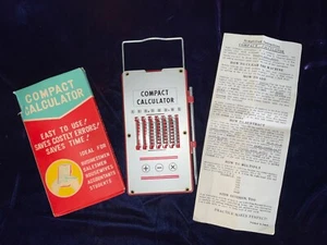 Vintage Kompaktrechner OVP und Anleitung - Bild 1 von 13