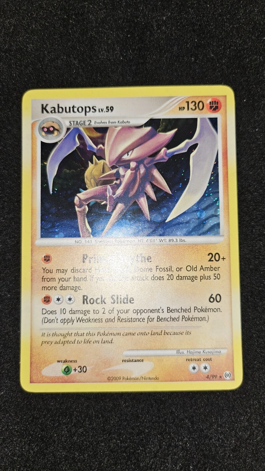 Kabutops 4/99 Holo Rare Platinum Arceus NM Pokemon TCG