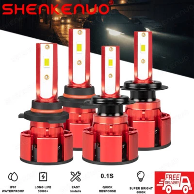 Kit combo de lâmpadas de faróis de LED 6000K feixe alto/baixo para Mazda CX-7 2007-2011 2012 - Imagem 1 de 4