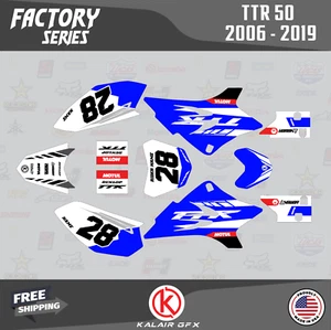 Graphics Kit for Yamaha TTR50 (2006-2023) TTR 50 TTR-50 Factory - Blue - Bild 1 von 6