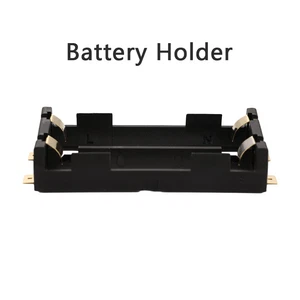 Battery Holder SMD For 26650 Black With Bronze Pins Gold Plated for 26650 3.-KN - Picture 1 of 11