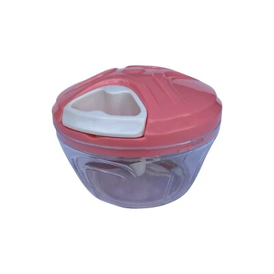 Food Chopper Manual Pull Cord Pulling Vegetable Slicer Hand Blender Kitchen - Image 1 of 4