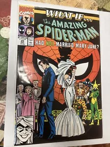 What if?#20 The Amazing Spider-man Had Not Married Mary Jane? 1990 Marvel Comics - Picture 1 of 14