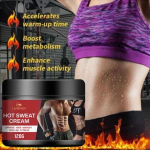 Fat Burning Slimming Cream Muscle Body Anti cellulite Gel Hot Sweat Enhancer - Picture 1 of 24