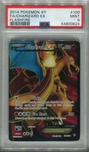PSA 9 Charizard EX Full Art 100 XY Flashfire Pokemon Card 2014 - Bild 1 von 2