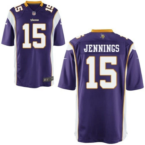 Nike NFL Minnesota Vikings Greg Jennings #15 Youth Game Day Jersey Cover