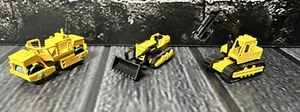 Vintage Mp001 Steam Roller p314 hydraulic excavator & Bull Dozer - Picture 1 of 4