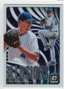 Jacob DeGrom 2020 Donruss Optic #O1-11 Illusions Mets - Picture 1 of 2