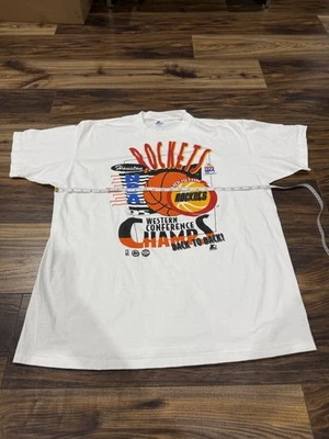 Camiseta espalda con espalda de los Houston Rockets 1995 Foto 1 de 4