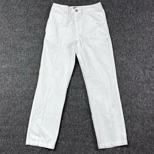 Polo Ralph Lauren Pants Boys 12 (24x26) White 100% Cotton Chino - Picture 1 of 12