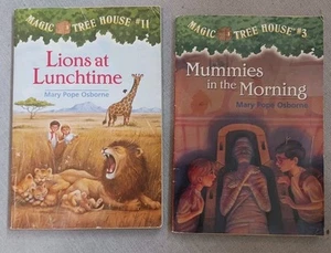 Magic Tree House Books #3 & #11 Random House 1993 Paper Backs Set Of Two - Picture 1 of 2