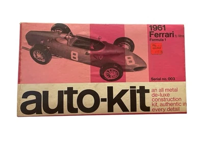 Wills Finecast 1961 Ferrari Formula 1 Auto Kit Vintage Complete - Image 1 of 2