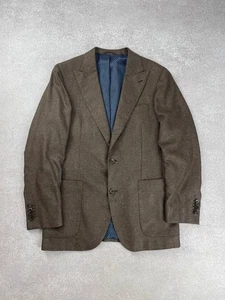 Pelikamo Zurich Silk/Wool Blazer Jacket Men's Duties Paid USA - Picture 1 of 15